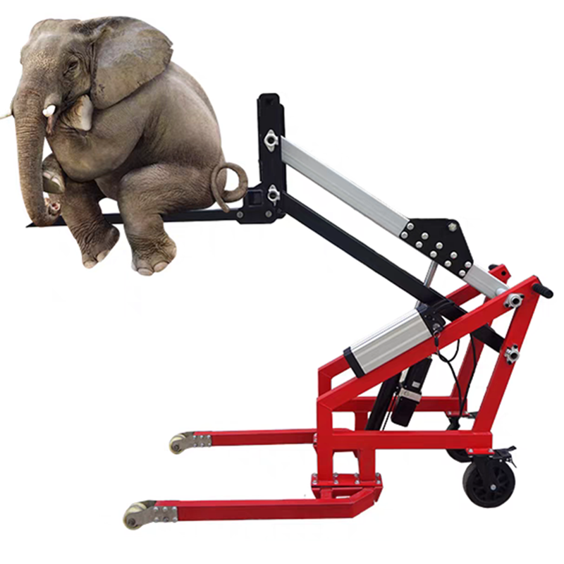 Electric Forklift - Portable Electric Lift Cart, Hand-Pushed Hydraulic