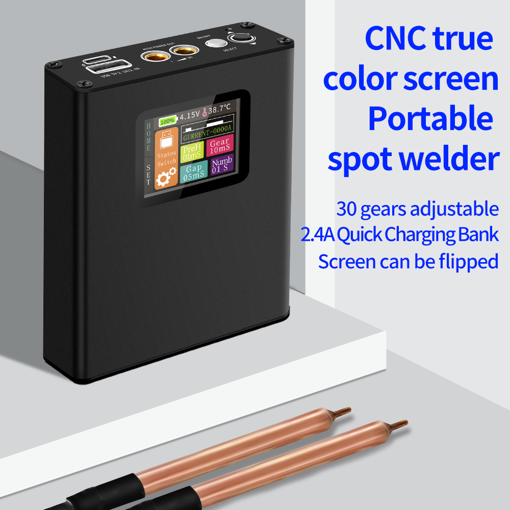 Portable Welding Generator - Digital Display Spot Welder 0.1-0.25MM Nickel