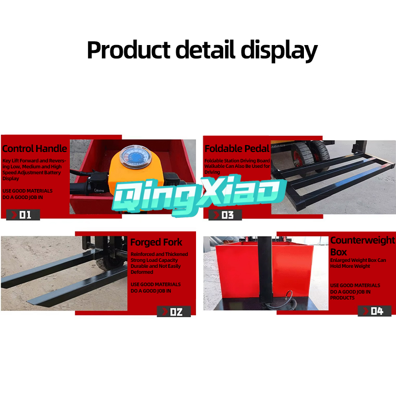 Portable Mini Semi-Electric Fo - đánh giá và giá Electric Forklift
