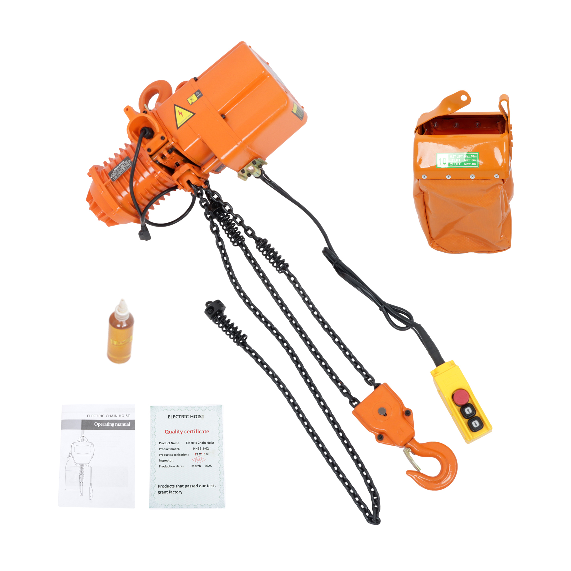 2200Lbs Electric Chain Hoist,  - đánh giá và giá Electric Chain Hoist