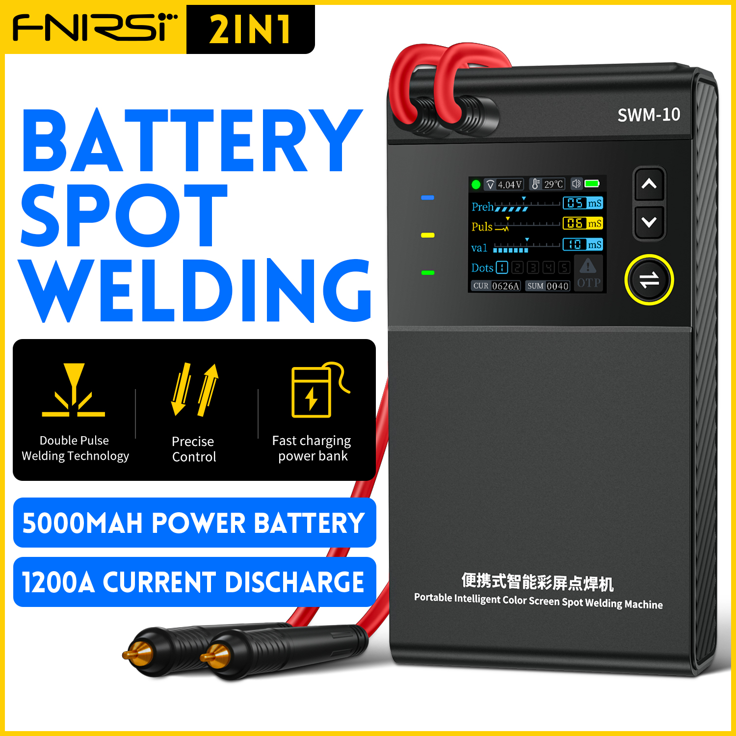 FNIRSI SWM10 Portable Pulse Sp - đánh giá và giá Portable Welding Generator