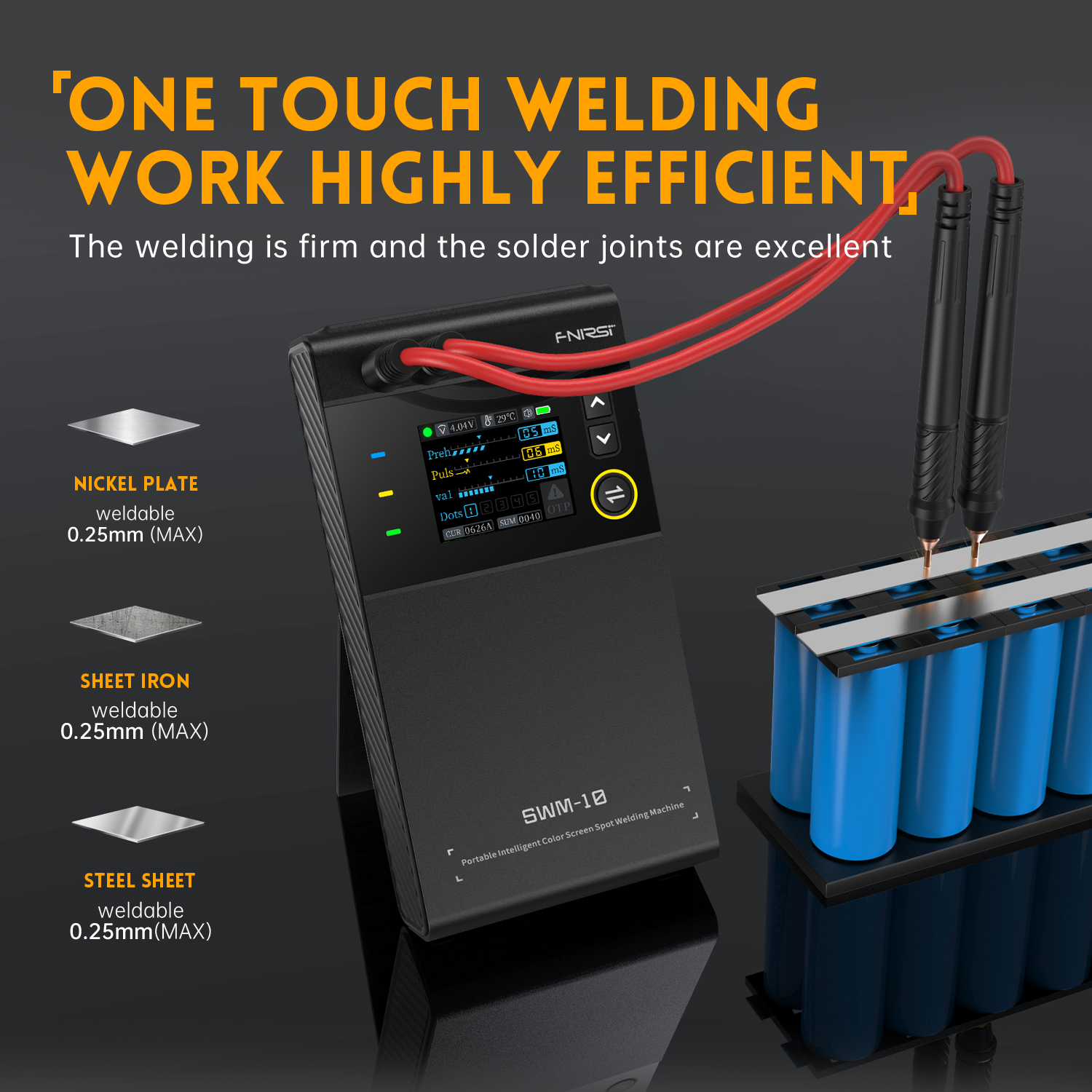 FNIRSI SWM10 Portable Pulse Sp - đánh giá và giá Portable Welding Generator