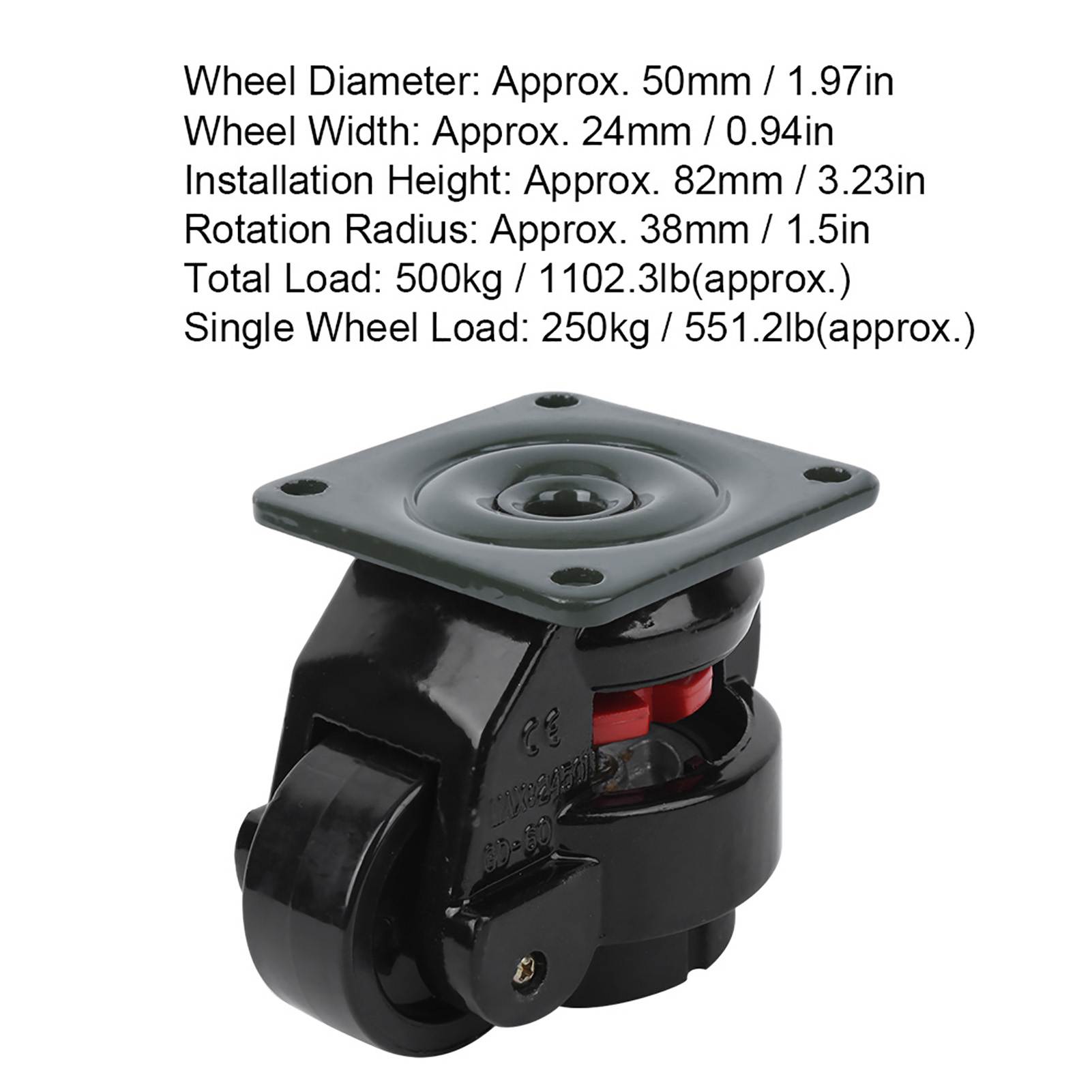 4pcs Level Adjustment Caster G - đánh giá và giá Heavy Equipment Operator
