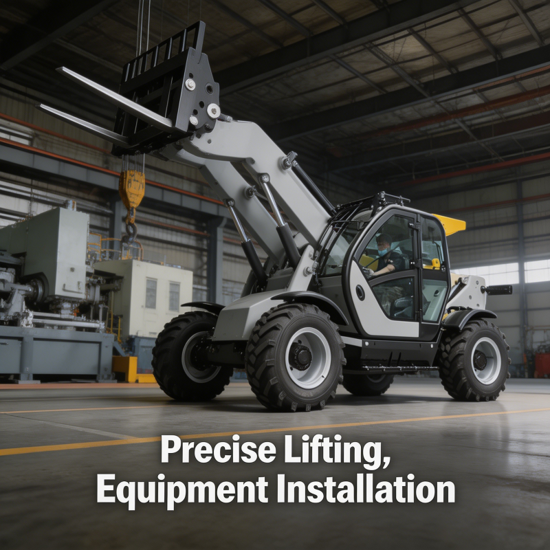 All Terrain Diesel Powered Tel - đánh giá và giá Telescopic Handler Boom