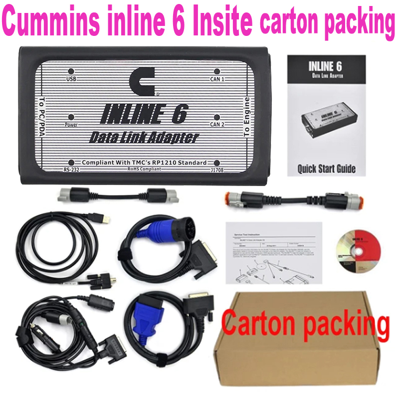 Cummins INLINE 6 data link For - đánh giá và giá Heavy Equipment Diagnostic Tool