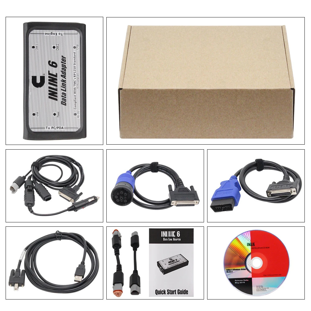 Cummins INLINE 6 data link For - đánh giá và giá Heavy Equipment Diagnostic Tool