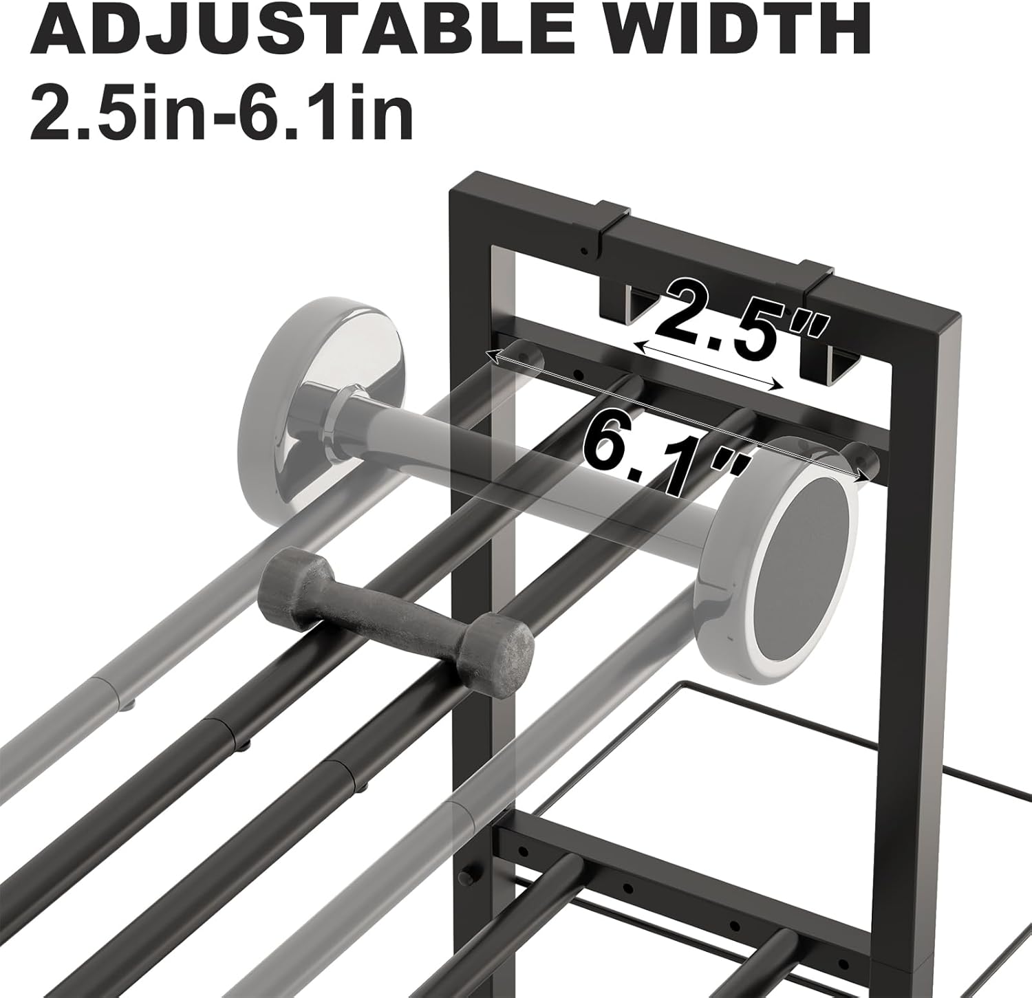3-Tier Adjustable Dumbbell Rac - đánh giá và giá Heavy Equipment Paint