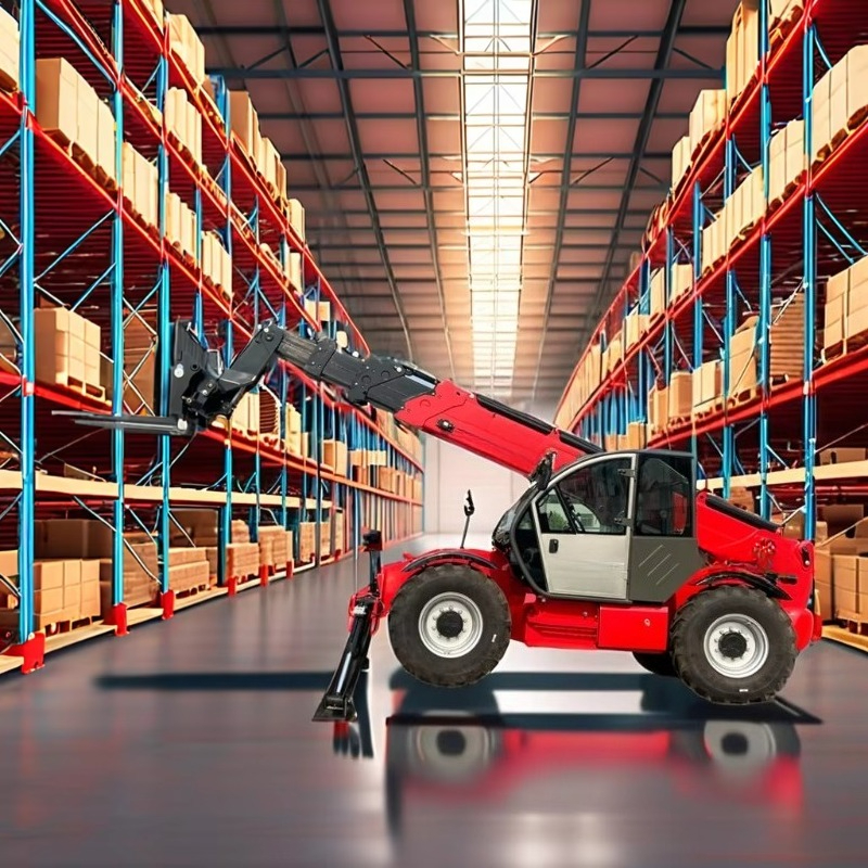 4-Wheel Drive Cummins EPA Engi - đánh giá và giá Telescopic Handler Boom