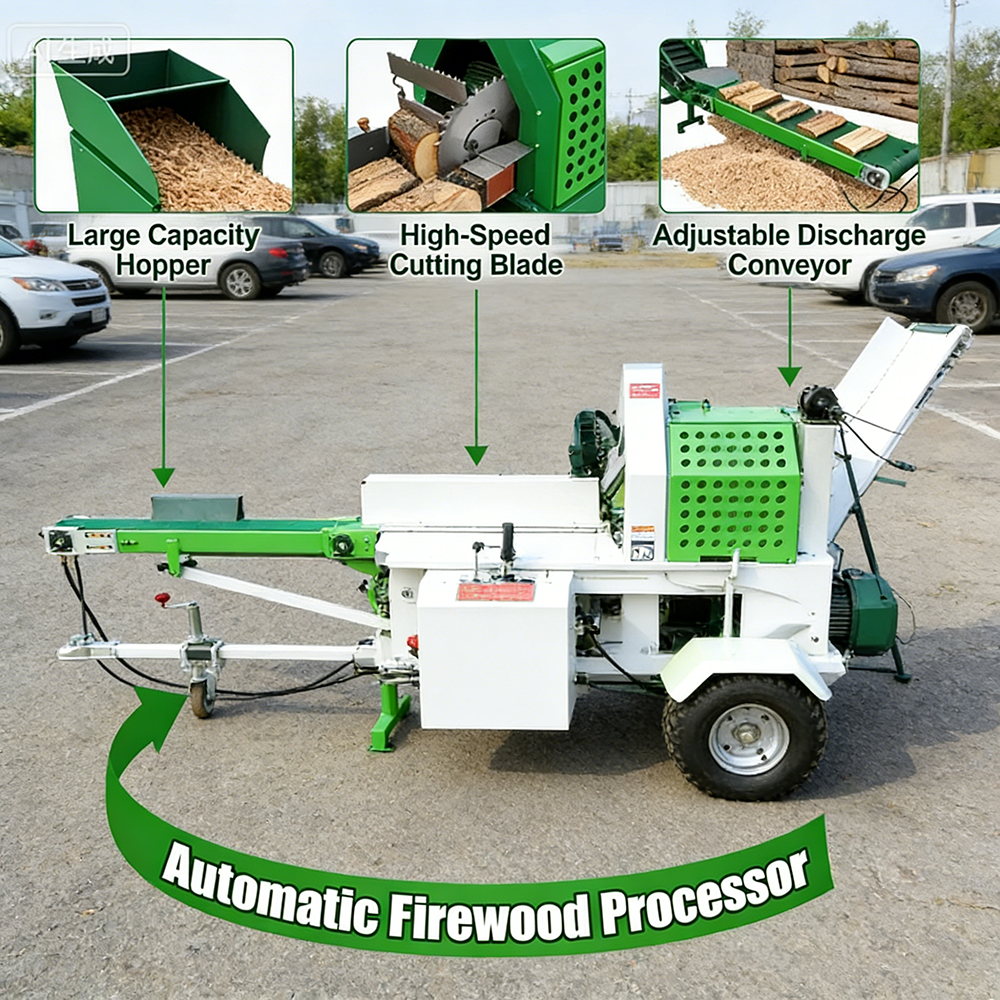 Heavy Duty 6 Way Log Splitter  - đánh giá và giá Heavy Equipment Processor